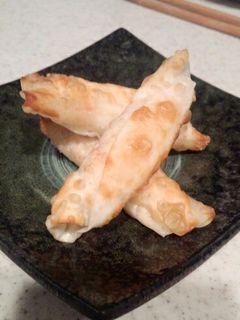 はんぺん×かにかま◎餃子の皮でくるくる-レシピのメイン写真