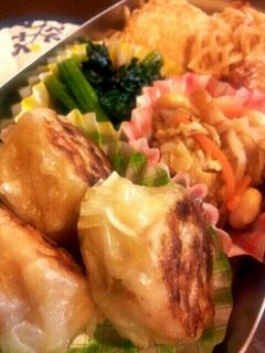 お弁当に♡たらこ焼きそば焼売-レシピのメイン写真