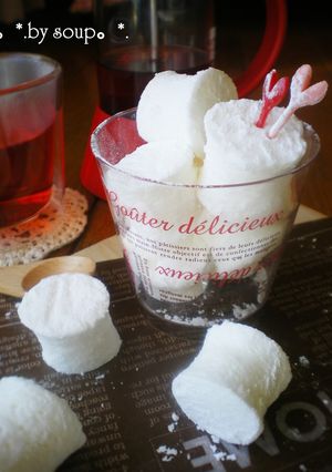 ✿口どけ食感♡大人の生マシュマロ✿-レシピのメイン写真