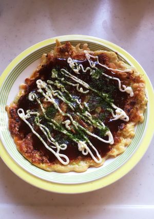 キャベツたっぷり！ふんわりお好み焼き-レシピのメイン写真
