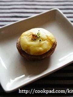 簡単♪椎茸のカレーマヨチーズ焼き-レシピのメイン写真