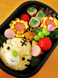 簡単【トラくん】キャラ弁-レシピのメイン写真