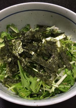 水菜のサラダ-レシピのメイン写真