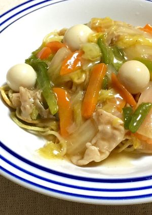 味覇で簡単〜あんかけ焼きそば〜-レシピのメイン写真