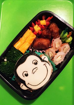 キャラ弁☆おさるのジョージ-レシピのメイン写真