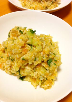 炊飯器！鶏そぼろと野菜の塩レモンリゾット-レシピのメイン写真