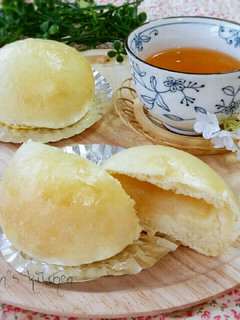 HB絶品博多通りもん風♡バターあんぱん-レシピのメイン写真
