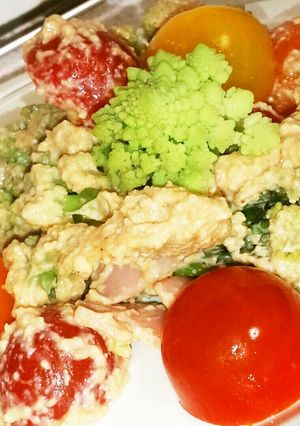 ロマネスコとトマトの白あえ-レシピのメイン写真