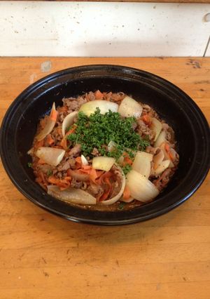 牛肉と人参のハニーマスタード炒め-レシピのメイン写真