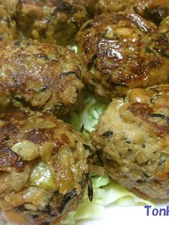 豚こま肉と余ったひじき煮のハンバーグ-レシピのメイン写真