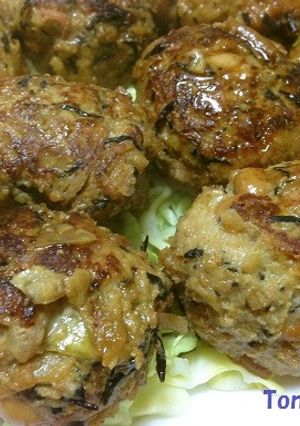 豚こま肉と余ったひじき煮のハンバーグ-レシピのメイン写真