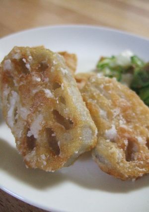 揚げ焼きでＯＫ☆簡単☆レンコンの唐揚げ-レシピのメイン写真