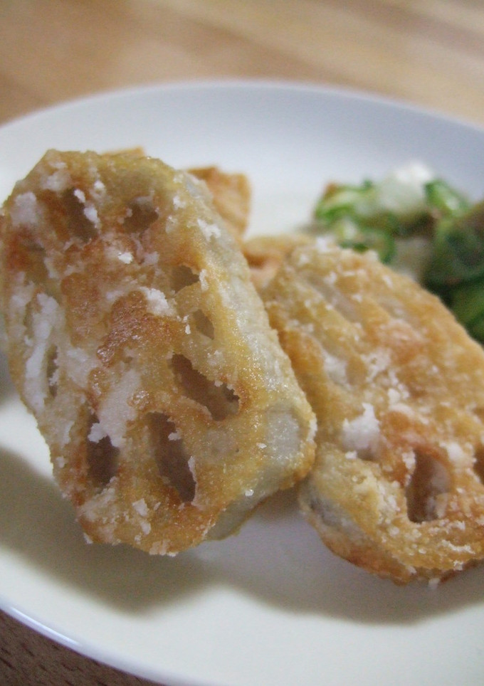 揚げ焼きでＯＫ☆簡単☆レンコンの唐揚げ-レシピのメイン写真