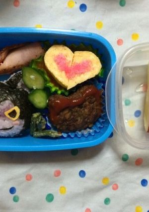 簡単 ダークにゃんキャラ弁-レシピのメイン写真