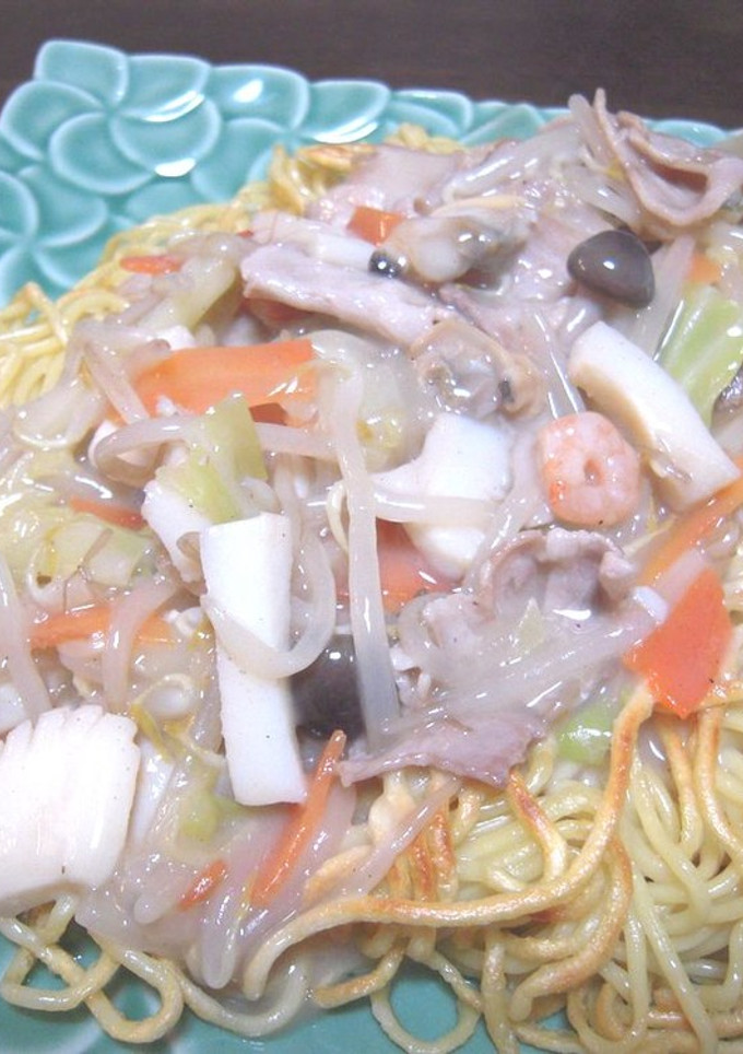 皿うどん風？！あんかけ焼きそば-レシピのメイン写真