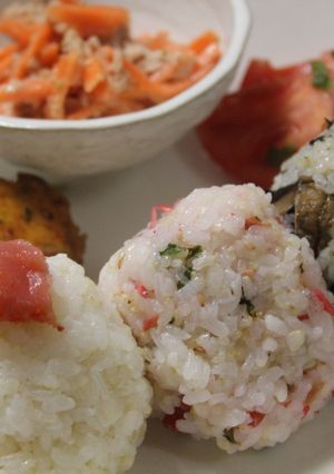 胚芽米lunch　混ぜご飯おにぎり-レシピのメイン写真