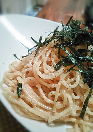 混ぜるだけ!!タラコクリームパスタ♪-レシピのメイン写真