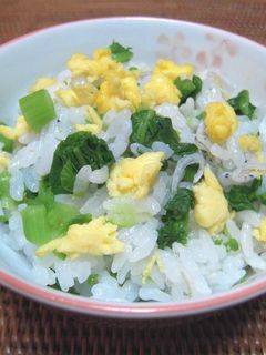 和風だしで簡単!菜の花ごはん♪-レシピのメイン写真