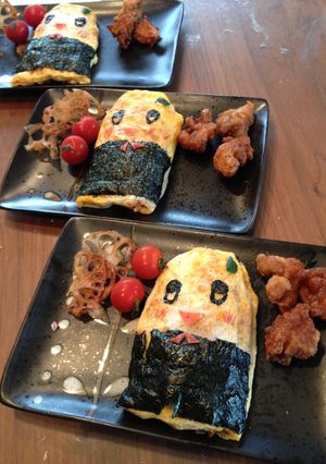 ふなっしーオムレツ　-レシピのメイン写真