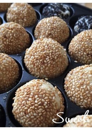 たこ焼き器で簡単！揚げずにゴマ団子-レシピのメイン写真