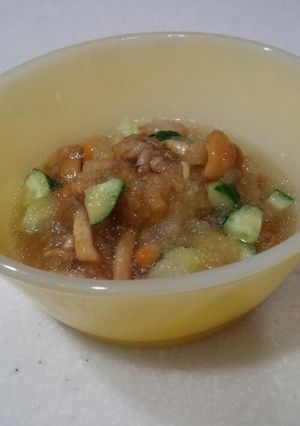 なめこおろしきゅうり-レシピのメイン写真