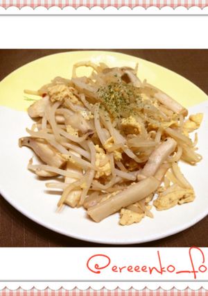 もやしとえりんぎのバタポン-レシピのメイン写真