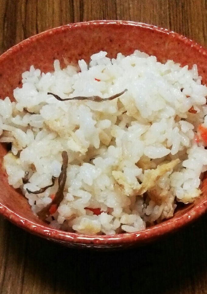 食欲そそるほたての炊き込みご飯-レシピのメイン写真
