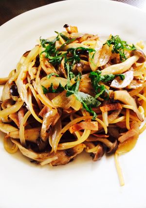 1人ランチに！和風キノコパスタ☆-レシピのメイン写真