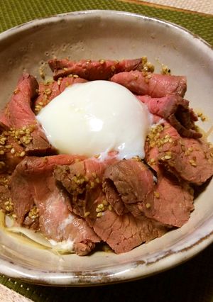 和風ローストビーフ丼-レシピのメイン写真