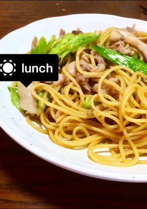 キノコとキャベツの和風パスタ-レシピのメイン写真