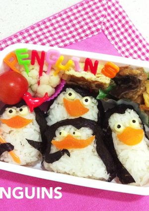 ペンギンズ キャラ弁-レシピのメイン写真