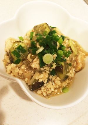 なすともやしのそぼろ煮-レシピのメイン写真