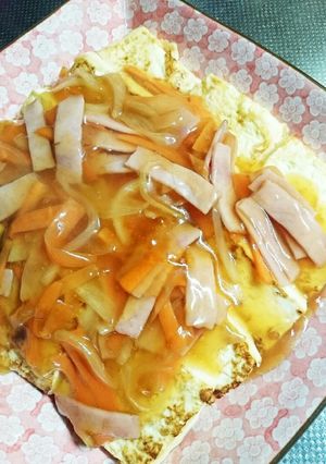 家にあるもので豆腐の簡単あんかけ♪-レシピのメイン写真