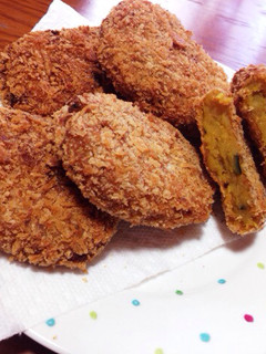 簡単☆かぼちゃ煮コロッケ-レシピのメイン写真