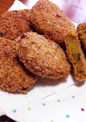 簡単☆かぼちゃ煮コロッケ-レシピのメイン写真