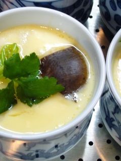 簡単!白しょうゆで茶碗蒸し(丸新本家)-レシピのメイン写真
