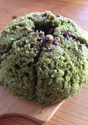 抹茶小豆蒸しパン-レシピのメイン写真