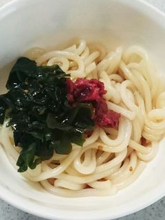 梅うどん-レシピのメイン写真