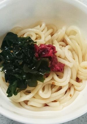 梅うどん-レシピのメイン写真