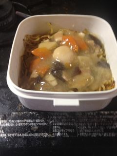 お手軽あんかけ焼きそば弁当-レシピのメイン写真