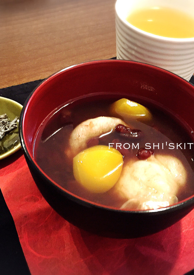 あずき缶で簡単！栗ぜんざい-レシピのメイン写真