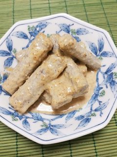 簡単まるごと★ごぼうのごまマヨサラダ-レシピのメイン写真