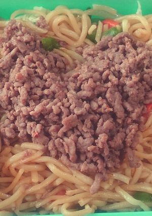 ジャージャー麺風焼きそば弁当-レシピのメイン写真