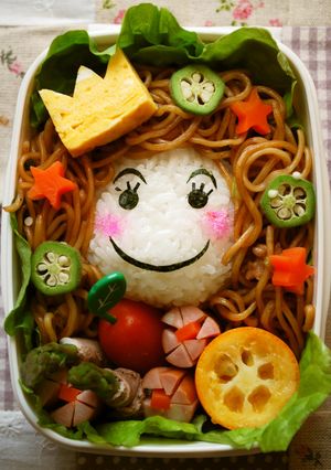 焼きそばで♪お姫さま弁当-レシピのメイン写真