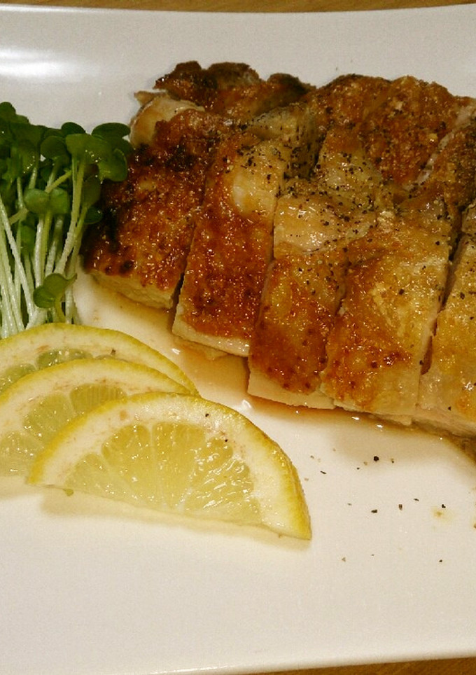 絶対うまい！皮ぱりぱり鶏もも肉の塩焼き♪-レシピのメイン写真