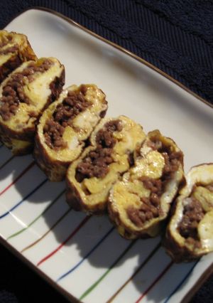 牛肉佃煮入り卵焼き-レシピのメイン写真