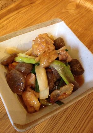 コンニャクと鳥ももの甘煮-レシピのメイン写真