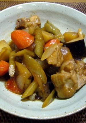鶏肉と根菜のぽん酢煮込み（丸新本家）-レシピのメイン写真