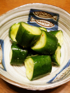ちょいピリ辛☆味噌入♪きゅうりの浅漬け♬-レシピのメイン写真