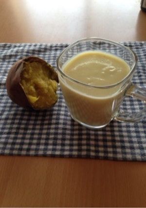 焼き芋がクリーミーに変身♪やきいもミルク-レシピのメイン写真